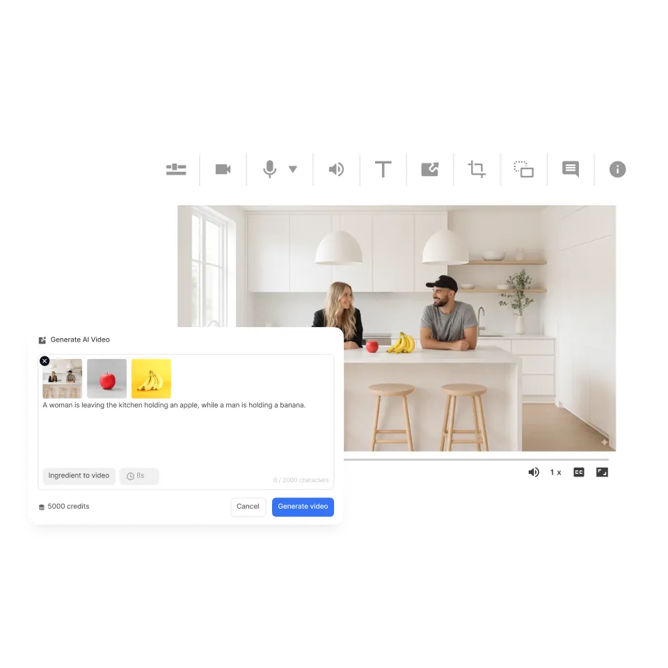AI agent checking Visla project status until the AI-generated video is ready and the project link is available